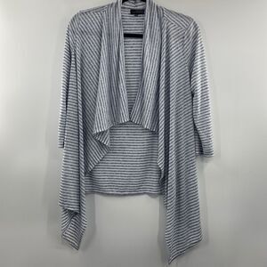 3For$20 The Limited Light Blue White Open Cardigan size M